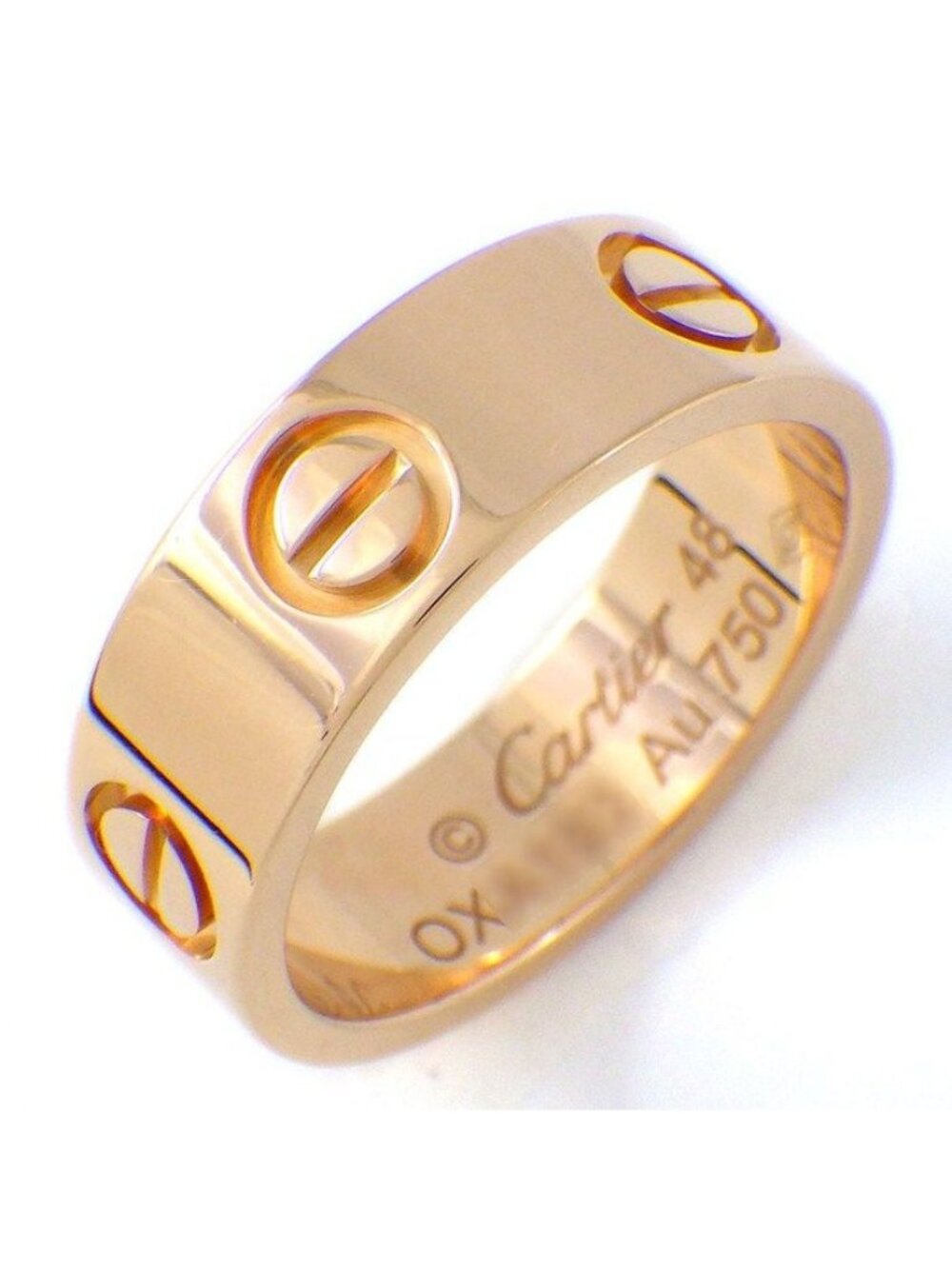 Cartier Ring Love Classic Model 18k Pink Gold